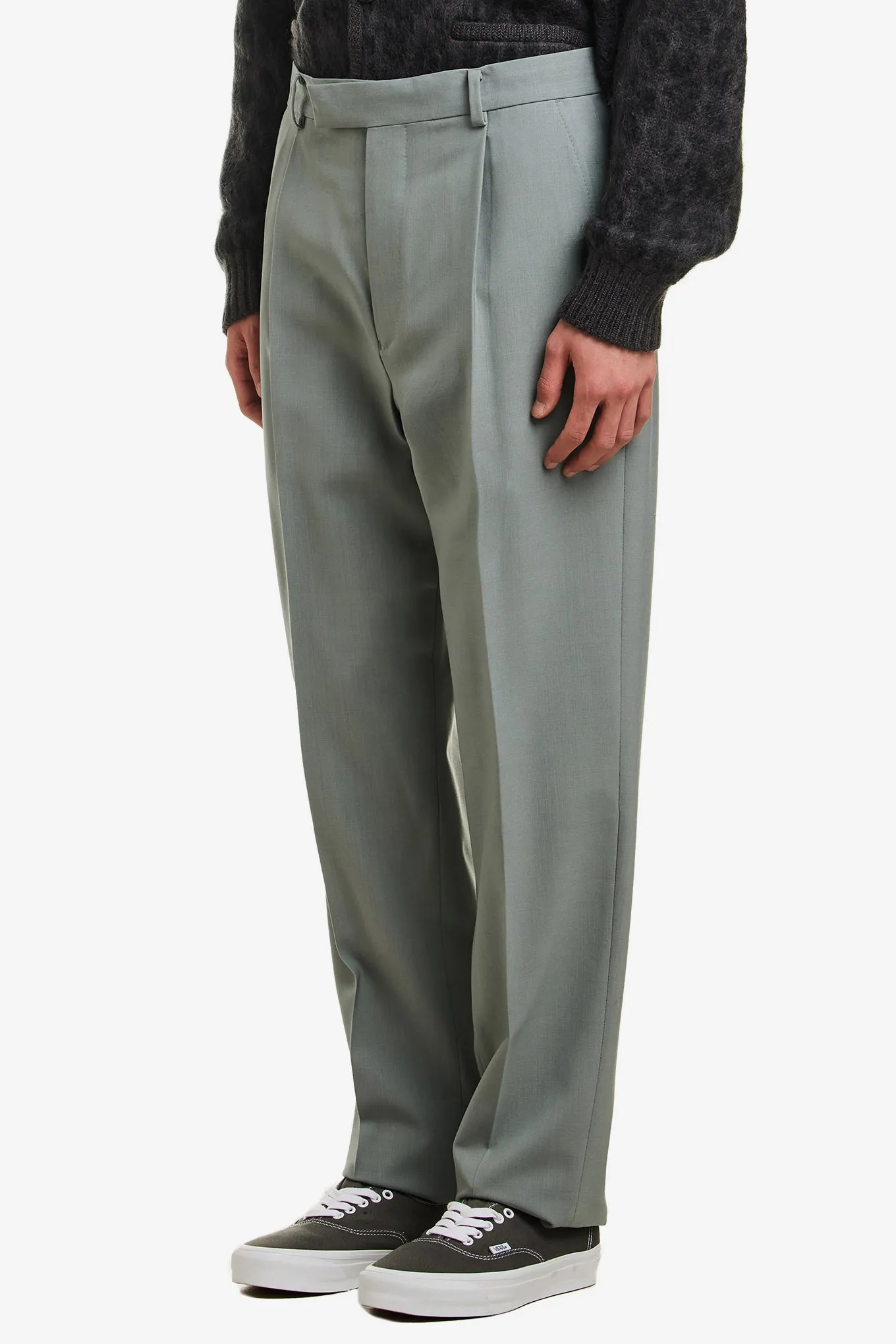 PLEATED TROUSERS