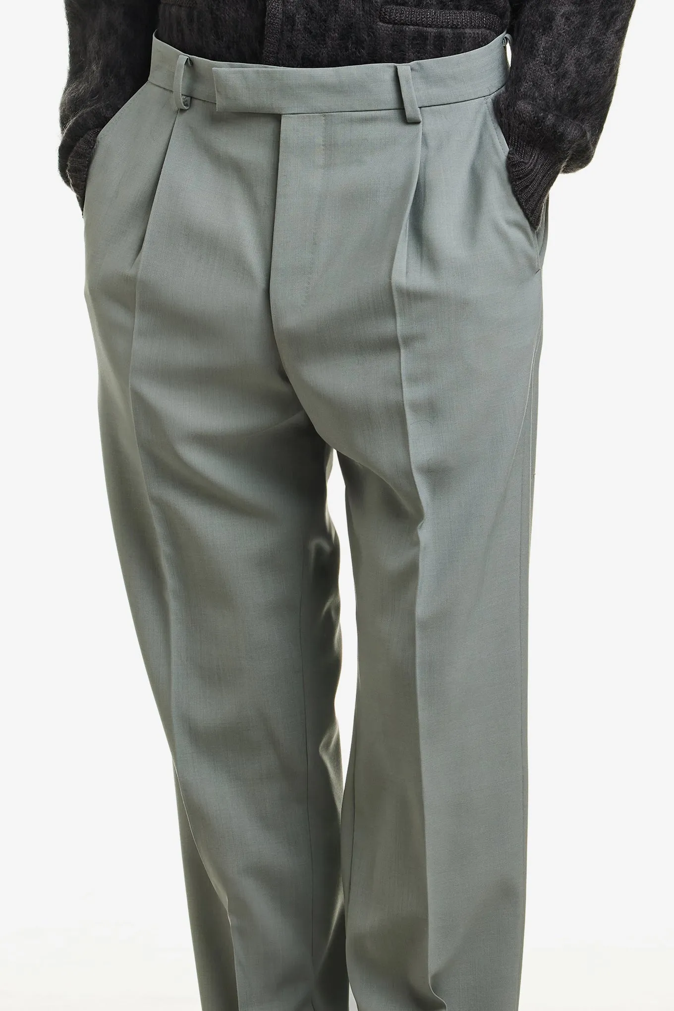 PLEATED TROUSERS