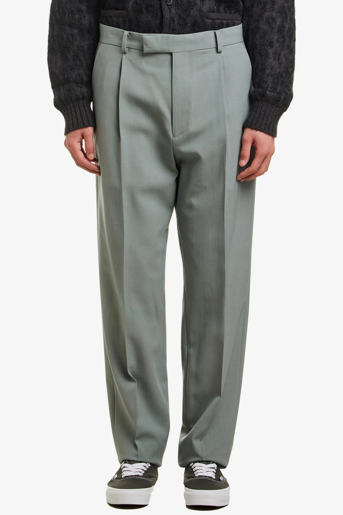 PLEATED TROUSERS