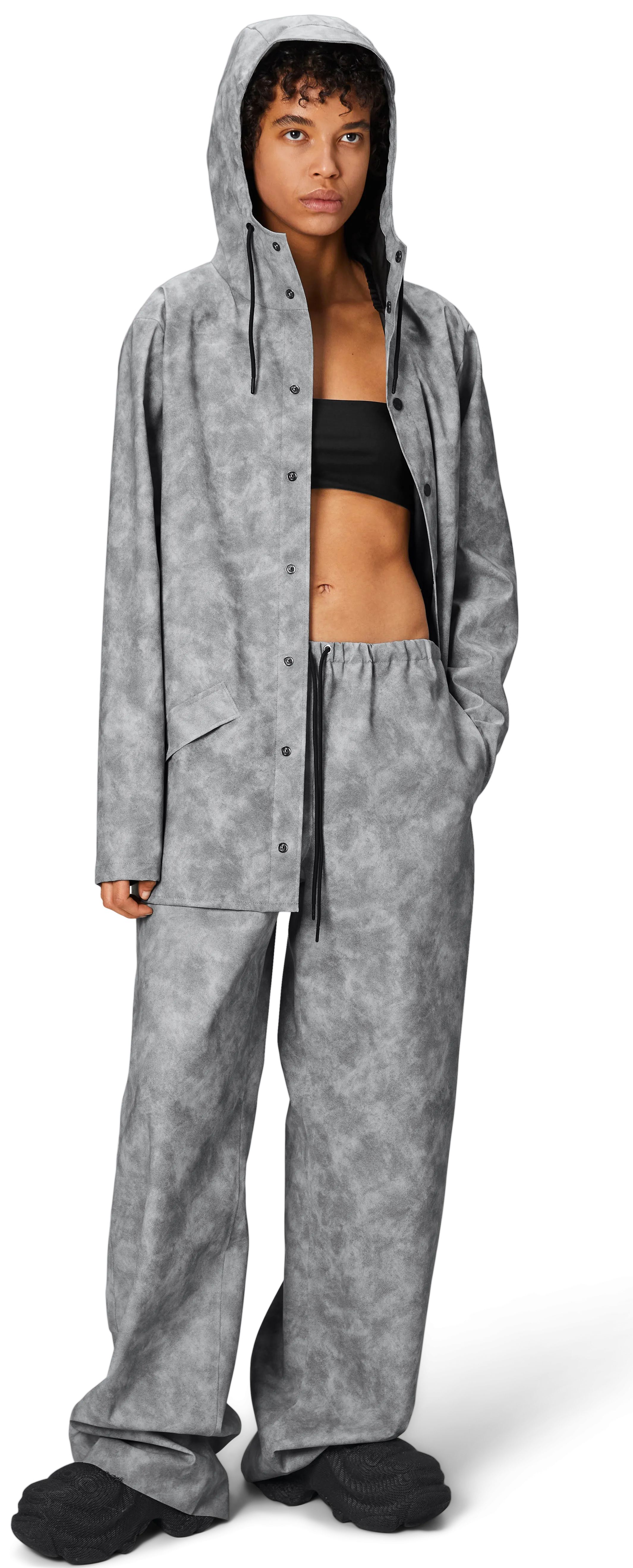 Rains Unisex Jacket Distressed Grey | Buy Rains Unisex Jacket Distressed Grey here | Outnorth
