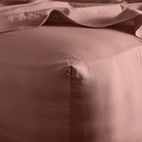 Relaxed Cotton Sheet - Rust