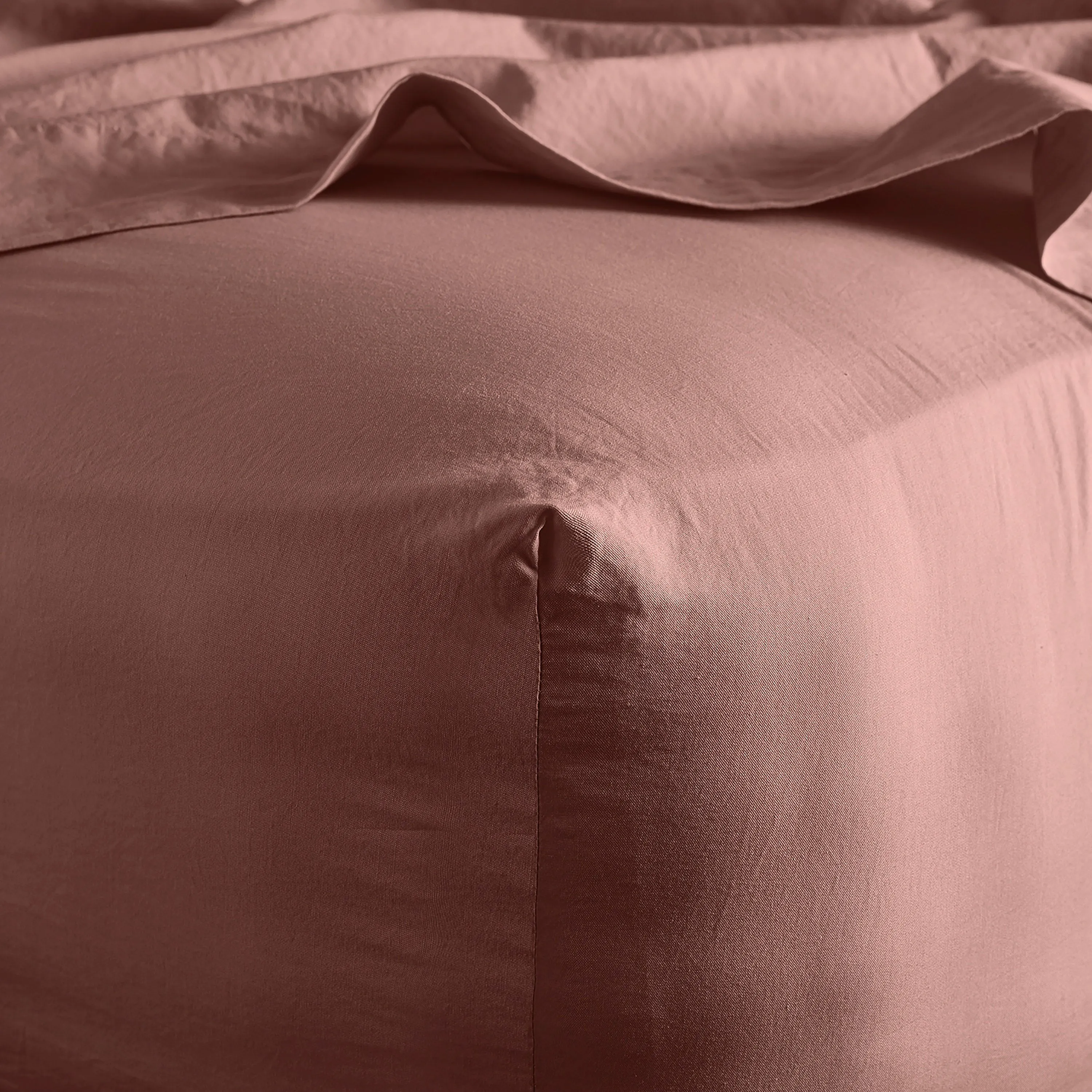 Relaxed Cotton Sheet - Rust