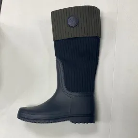SALE FW22 Lolit WB301 Olive Ribbed Cuffed Logo Winter Boot