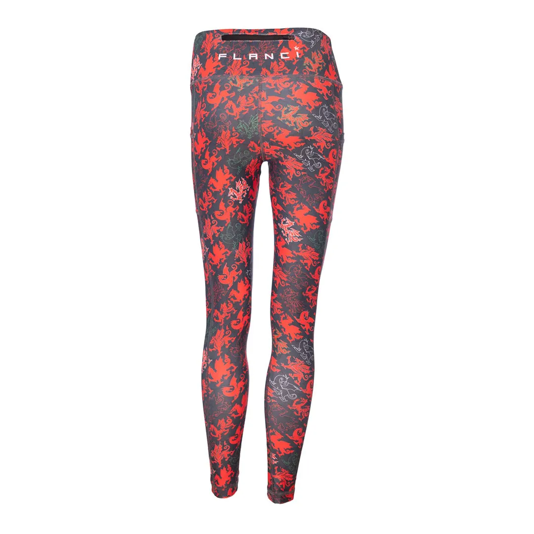 Sale Unisex Leggings | Red Dragon