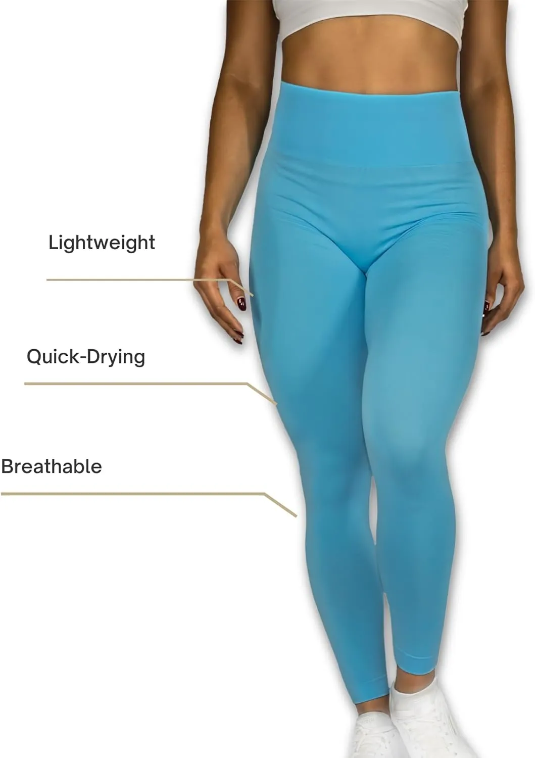 Seamless High-Waist Leggings: Stylish, Hip-Lifting, Comfortable Waist - Ideal for Active Lifestyles
