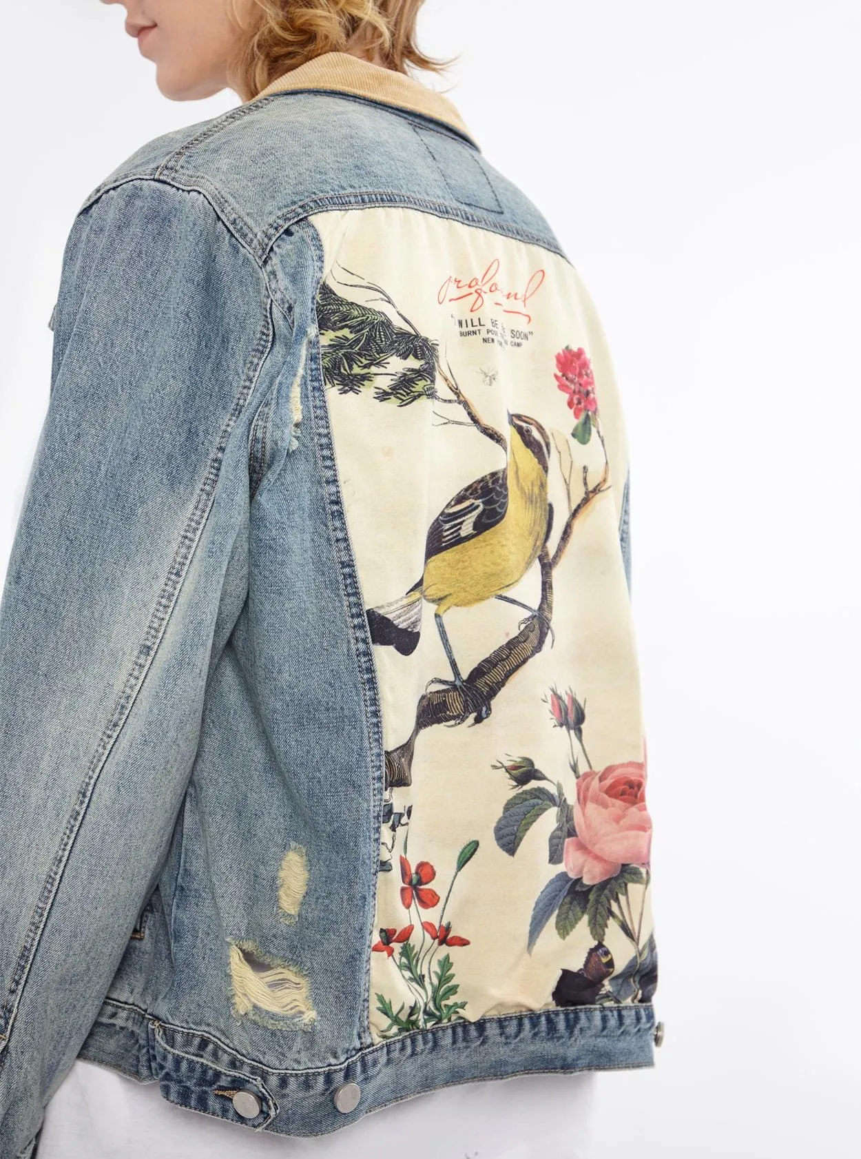 Song of Birds Vintage Denim Jacket