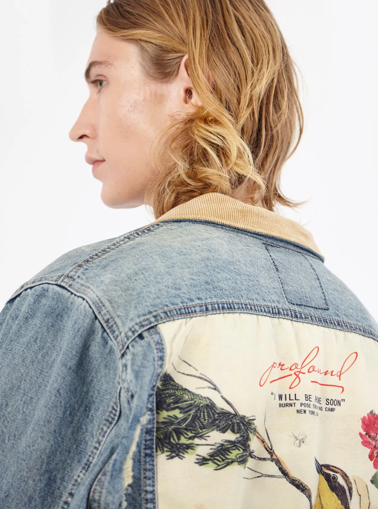 Song of Birds Vintage Denim Jacket