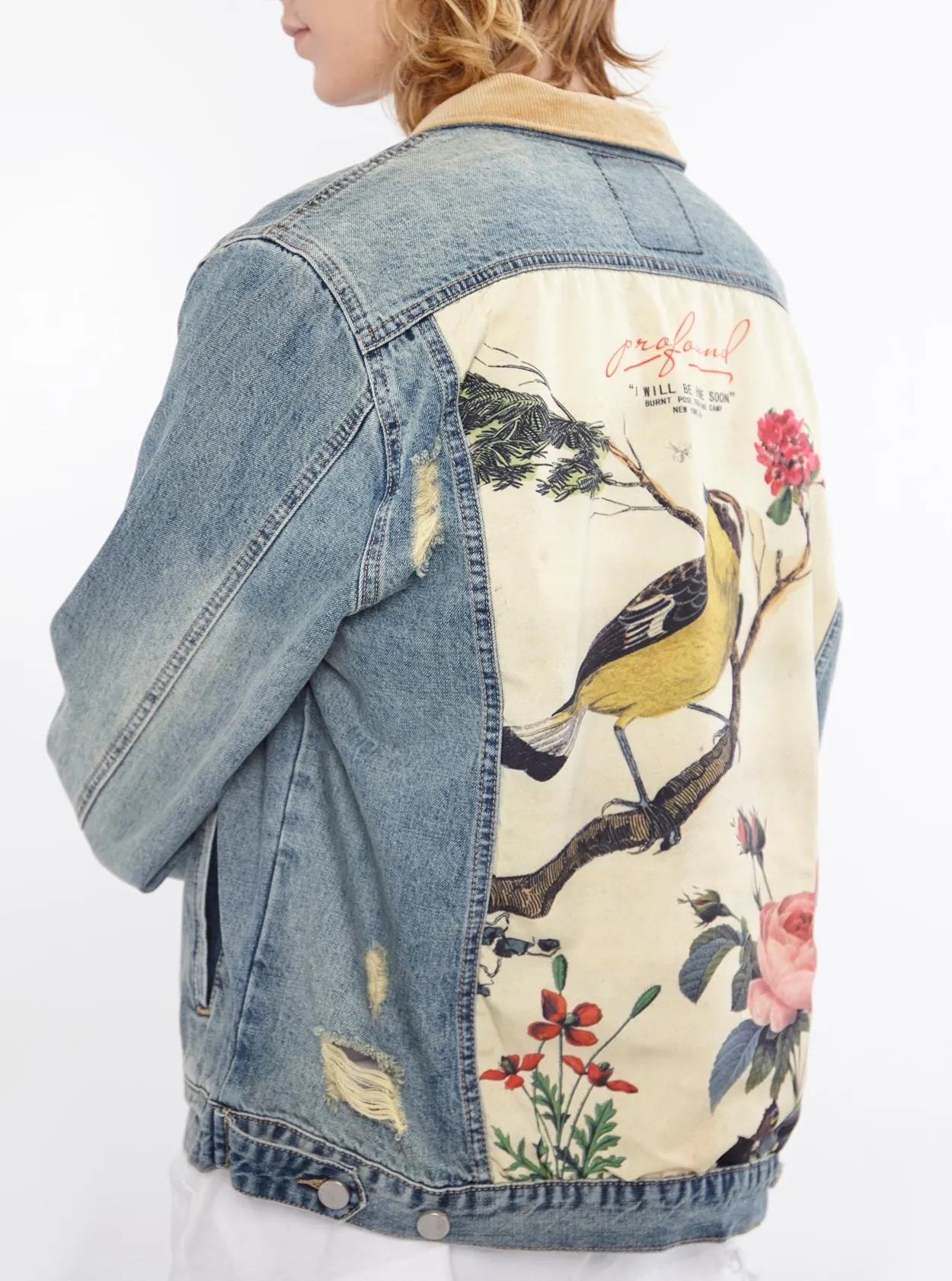 Song of Birds Vintage Denim Jacket
