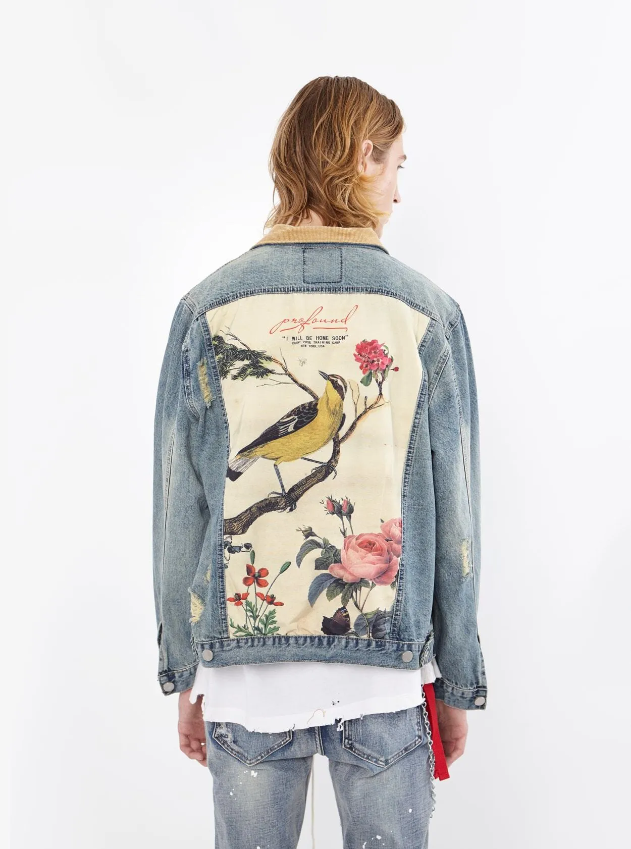 Song of Birds Vintage Denim Jacket