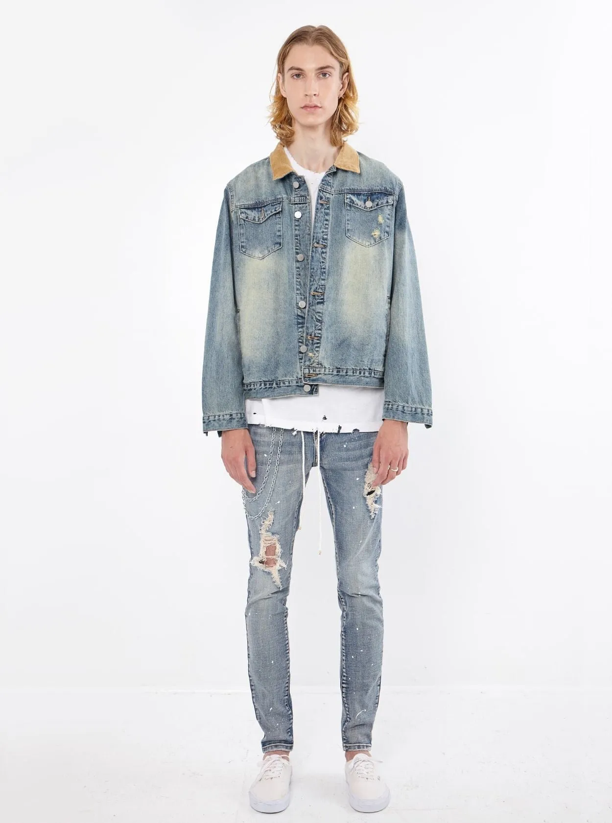 Song of Birds Vintage Denim Jacket