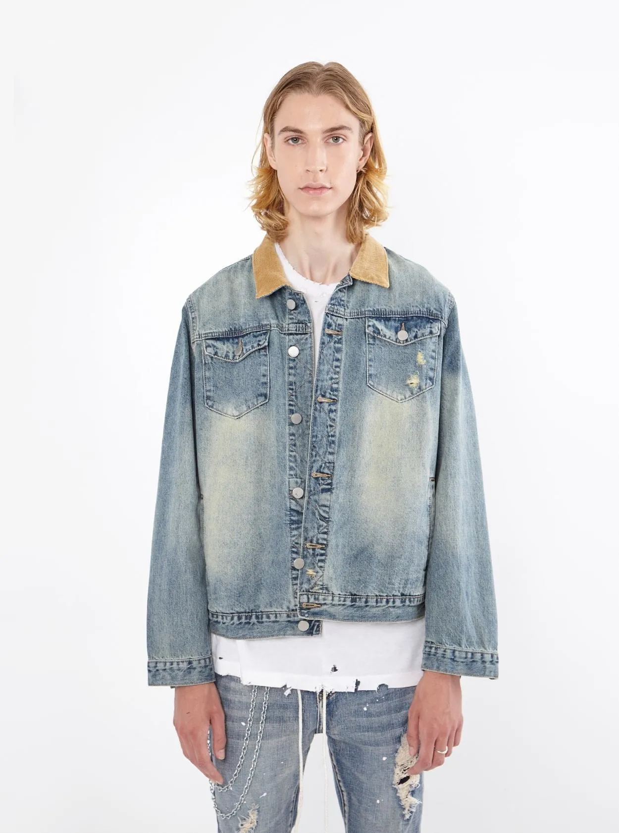 Song of Birds Vintage Denim Jacket