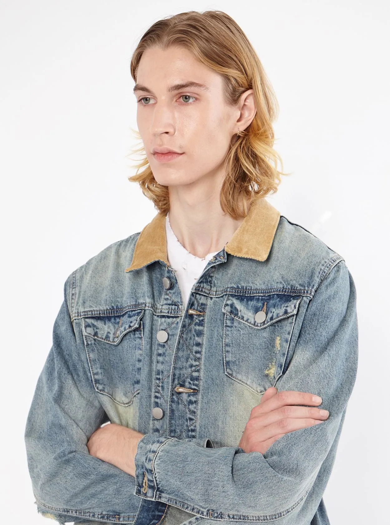 Song of Birds Vintage Denim Jacket