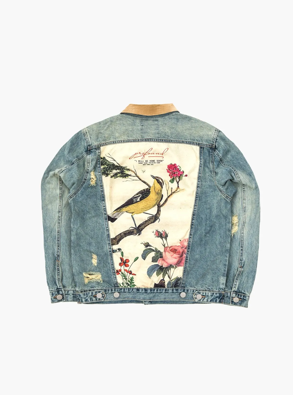 Song of Birds Vintage Denim Jacket