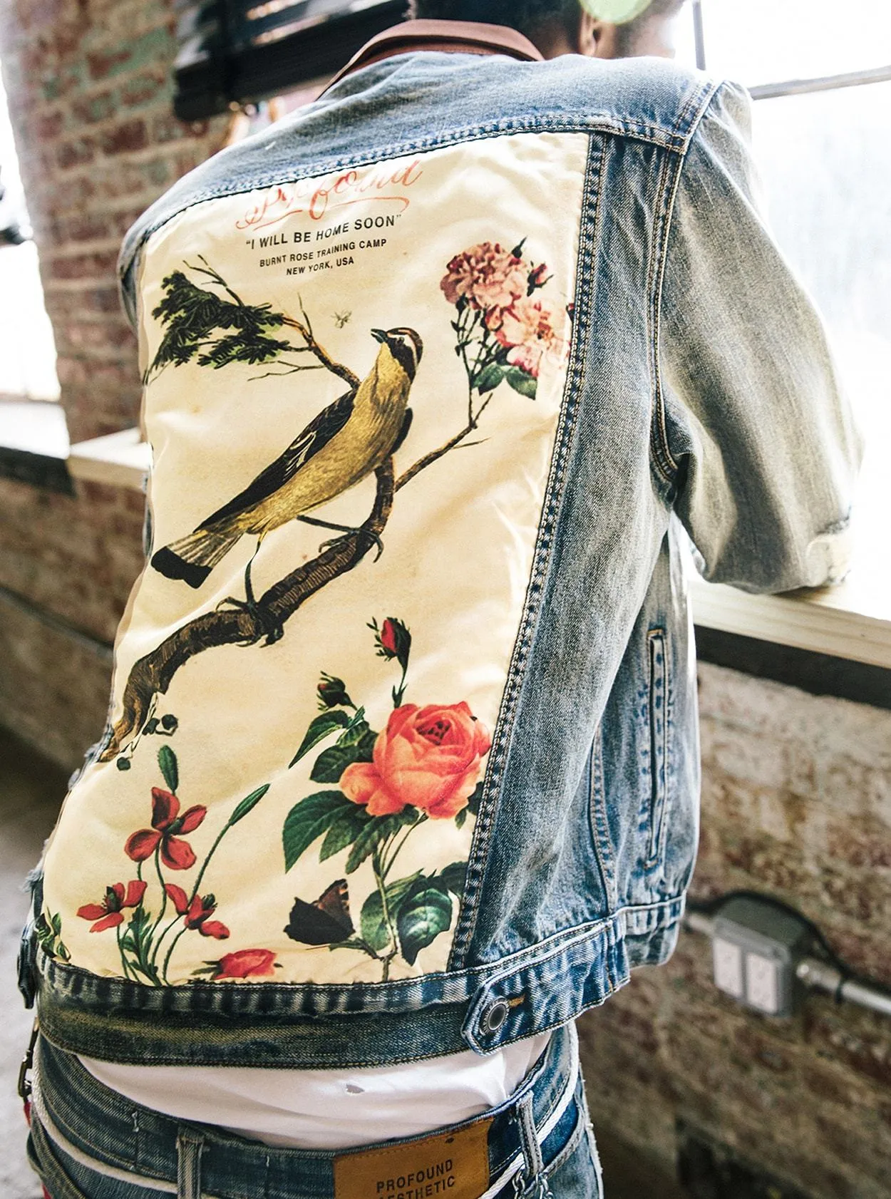 Song of Birds Vintage Denim Jacket
