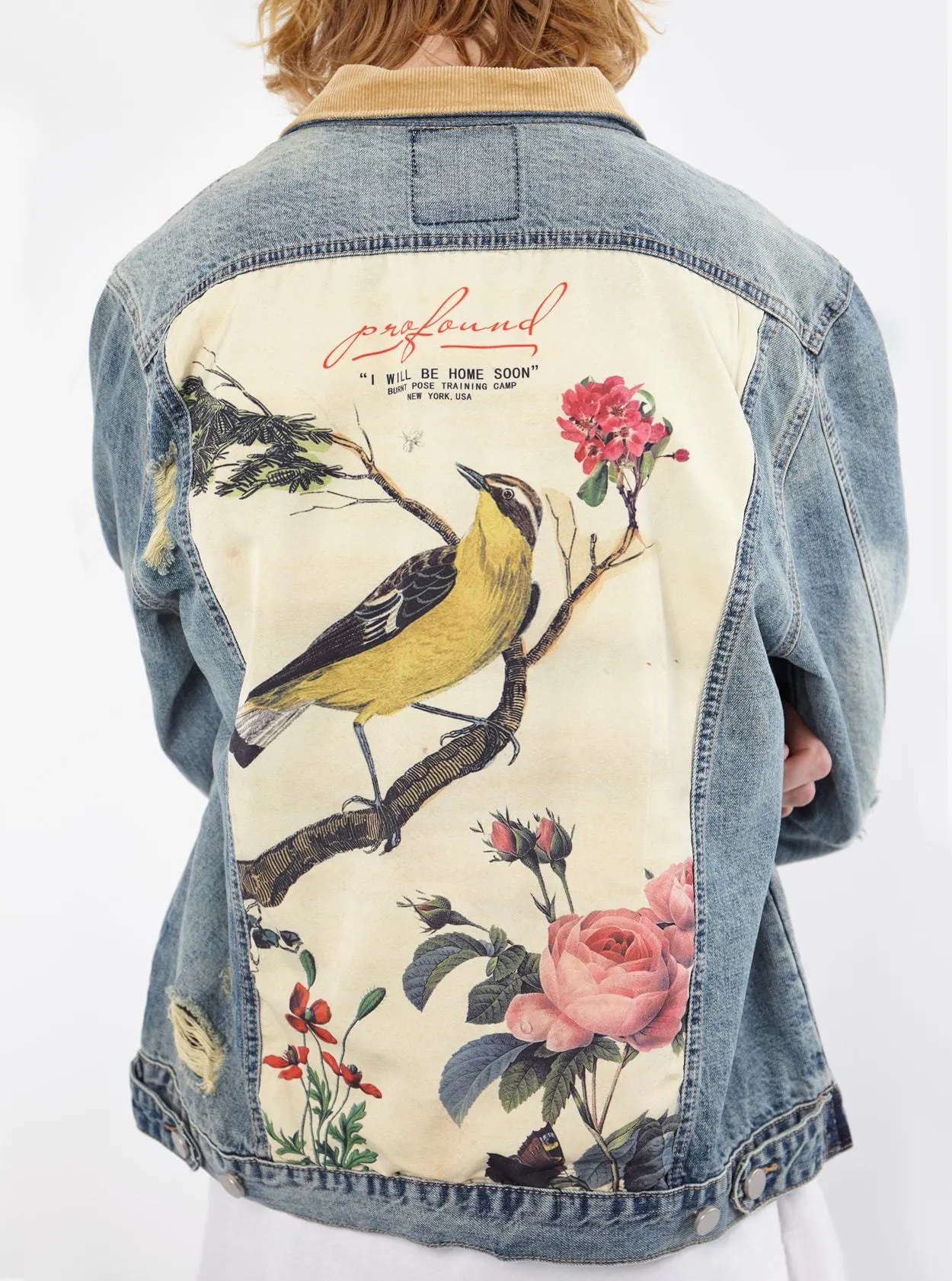 Song of Birds Vintage Denim Jacket