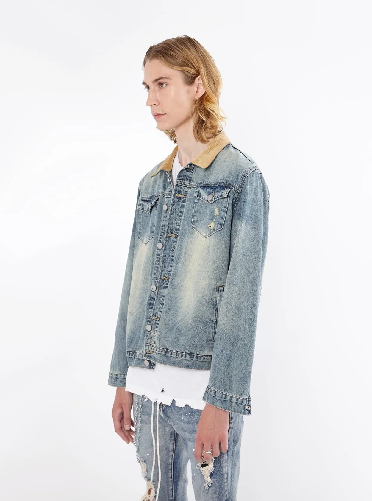 Song of Birds Vintage Denim Jacket