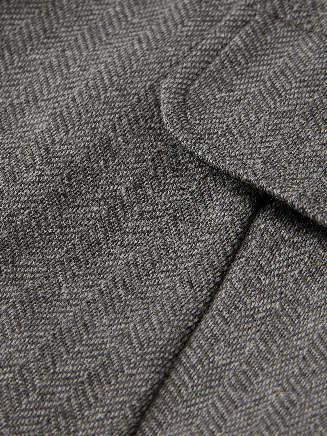 Tailored herringbone jacket