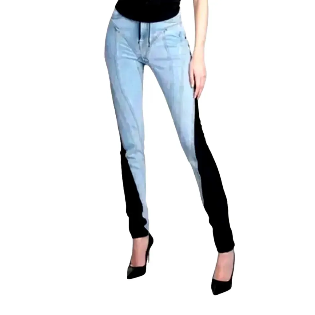 Trendy fitted light mix women's jeans