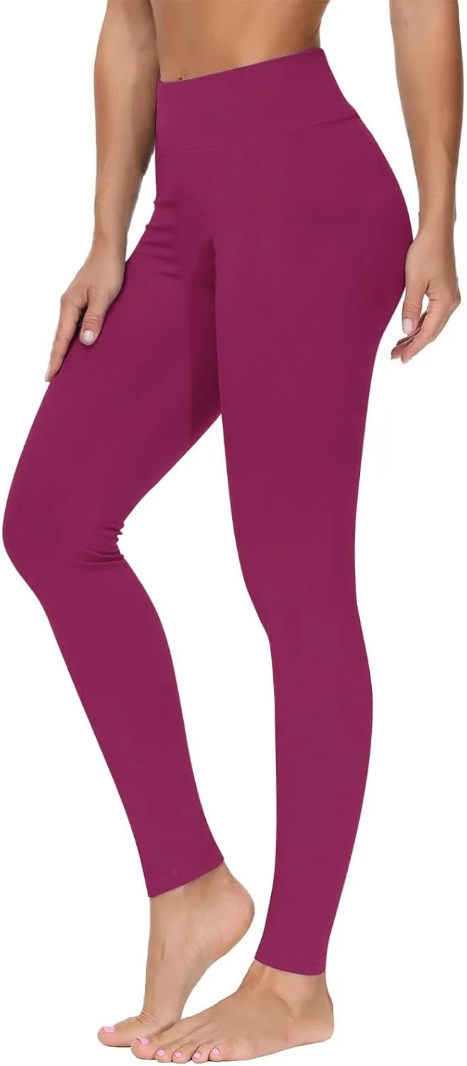 Womens High Waisted Yoga Pants Yoga Exercise Pants Soft Workout Leggings Sport Comfortable Jogger Casual Pant Legging